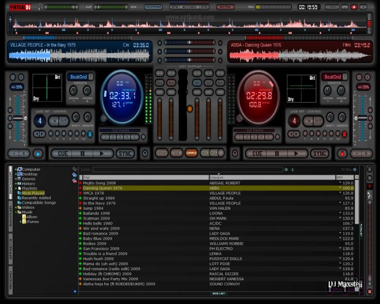 virtual dj mix lab 3.1 skin download