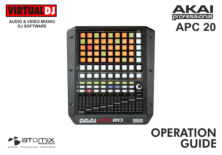 VirtualDJ - Hardware Manuals - AKAI - APC20