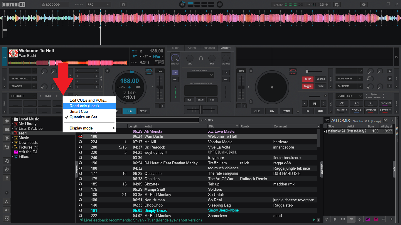 virtual dj best echo settings