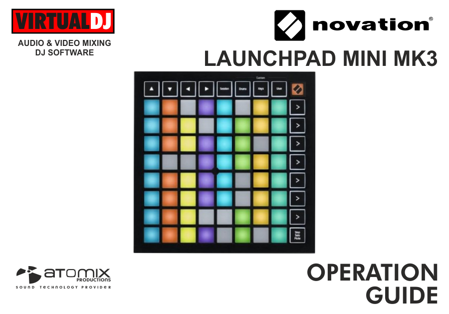 VirtualDJ - Hardware Manuals - Novation - Launchpad Mini MK3