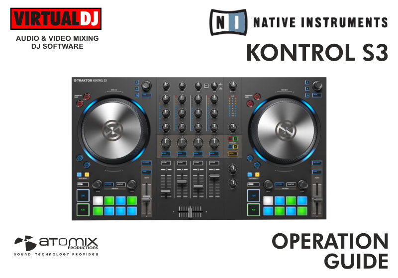VirtualDJ Hardware Manuals Native Instruments Kontrol S3