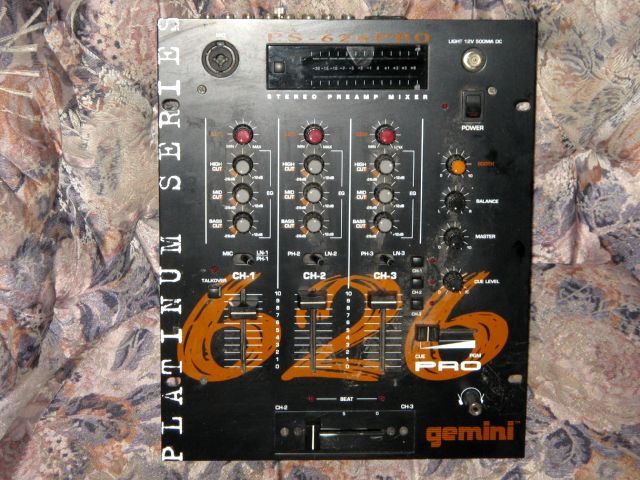 table de mixage gemini ps-626