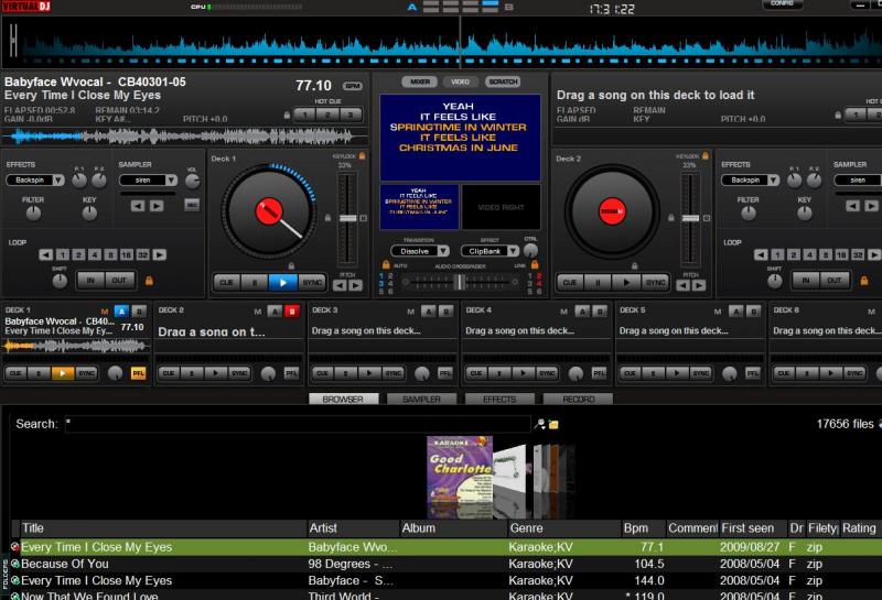 DJ Software - VirtualDJ - Larger Output Laptop Screen In ...