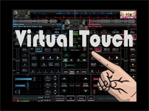 Virtual Dj Touch Screen Skin