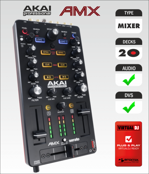 DJ Software - VirtualDJ - VDJPedia - AKAI AMX