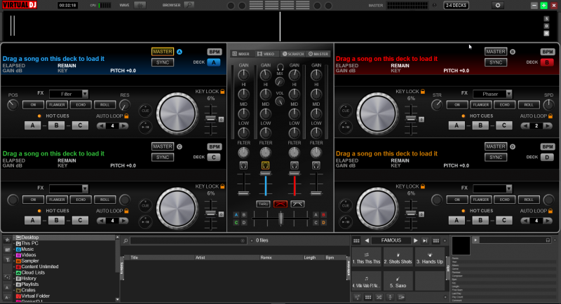 pioneer xdj-r1 virtual dj skin