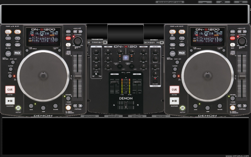 denon s1200 virtual dj