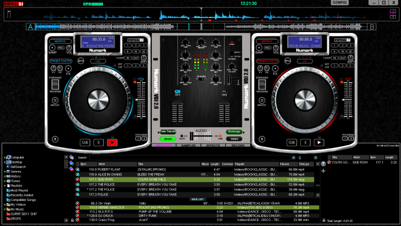 VirtualDJ - CB Graphix Spacesaver 4 deck