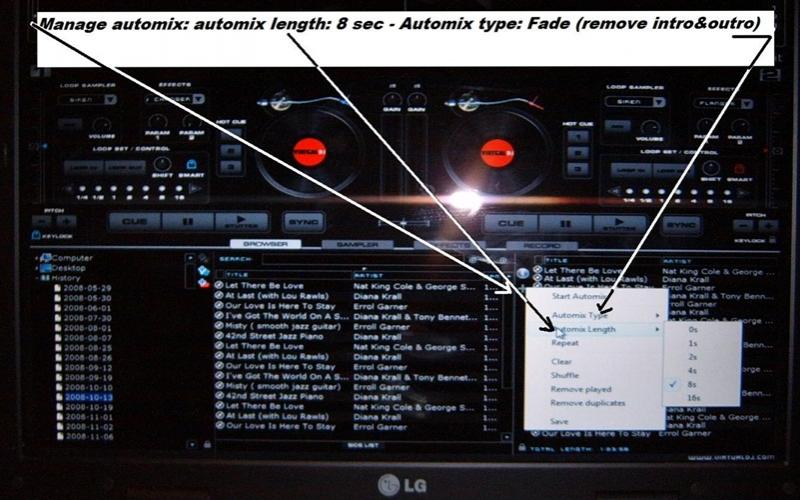 auto mix virtual dj