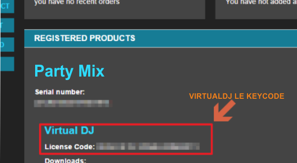 virtual dj le serial number