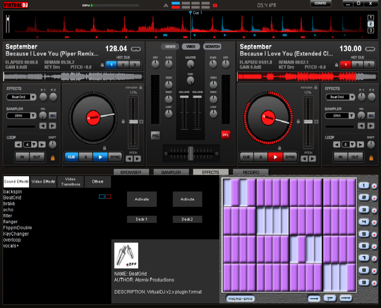 DJ Software - VirtualDJ - Beatgrid?