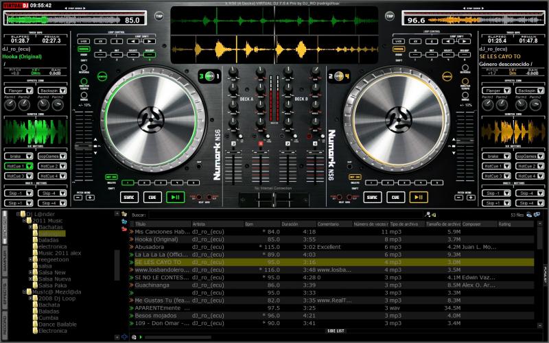 VirtualDJ - NS6 SKIN