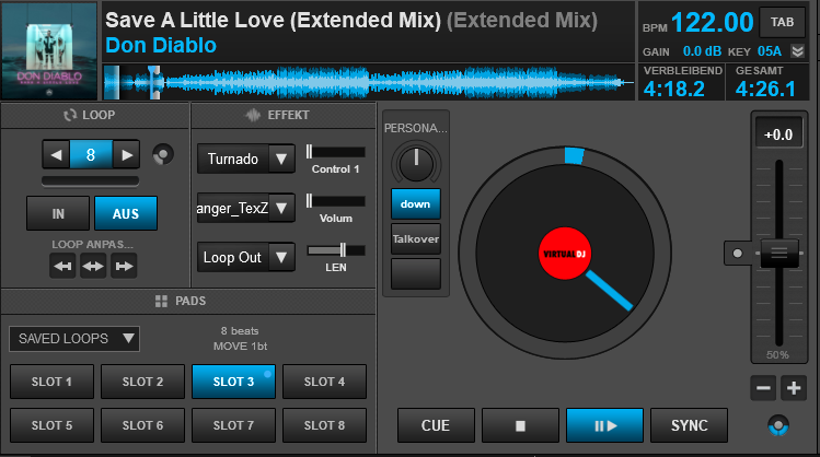 virtual dj auto loop
