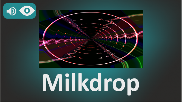 milk drop audio visualizer 3d