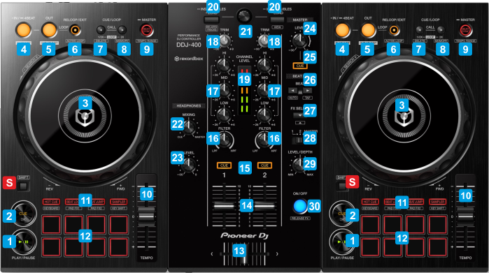 Контроллер DDJ 400. Pioneer DJ 400. Pioneer DDJ 400 пульт. Virtual DJ 8 контроллеры DDJ 400.