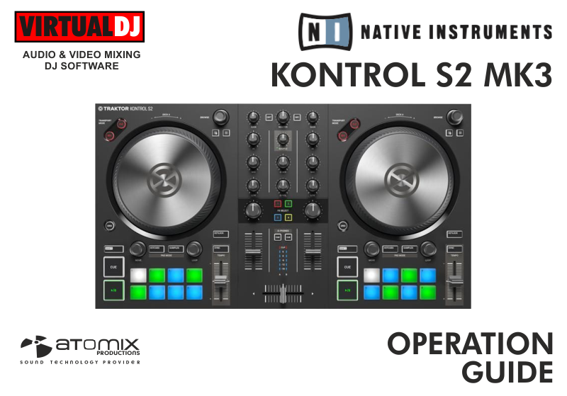 VirtualDJ - Hardware Manuals - Native Instruments - Kontrol S2 MK3