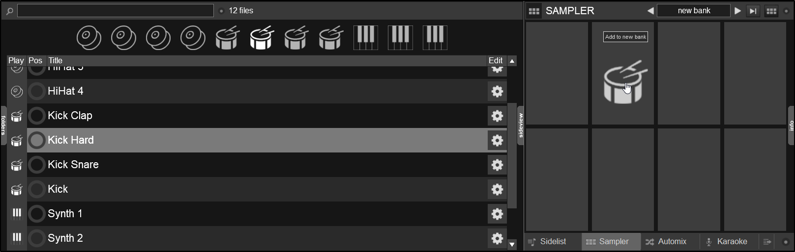 DJ Software VirtualDJ User Manual Interface Browser Sideview