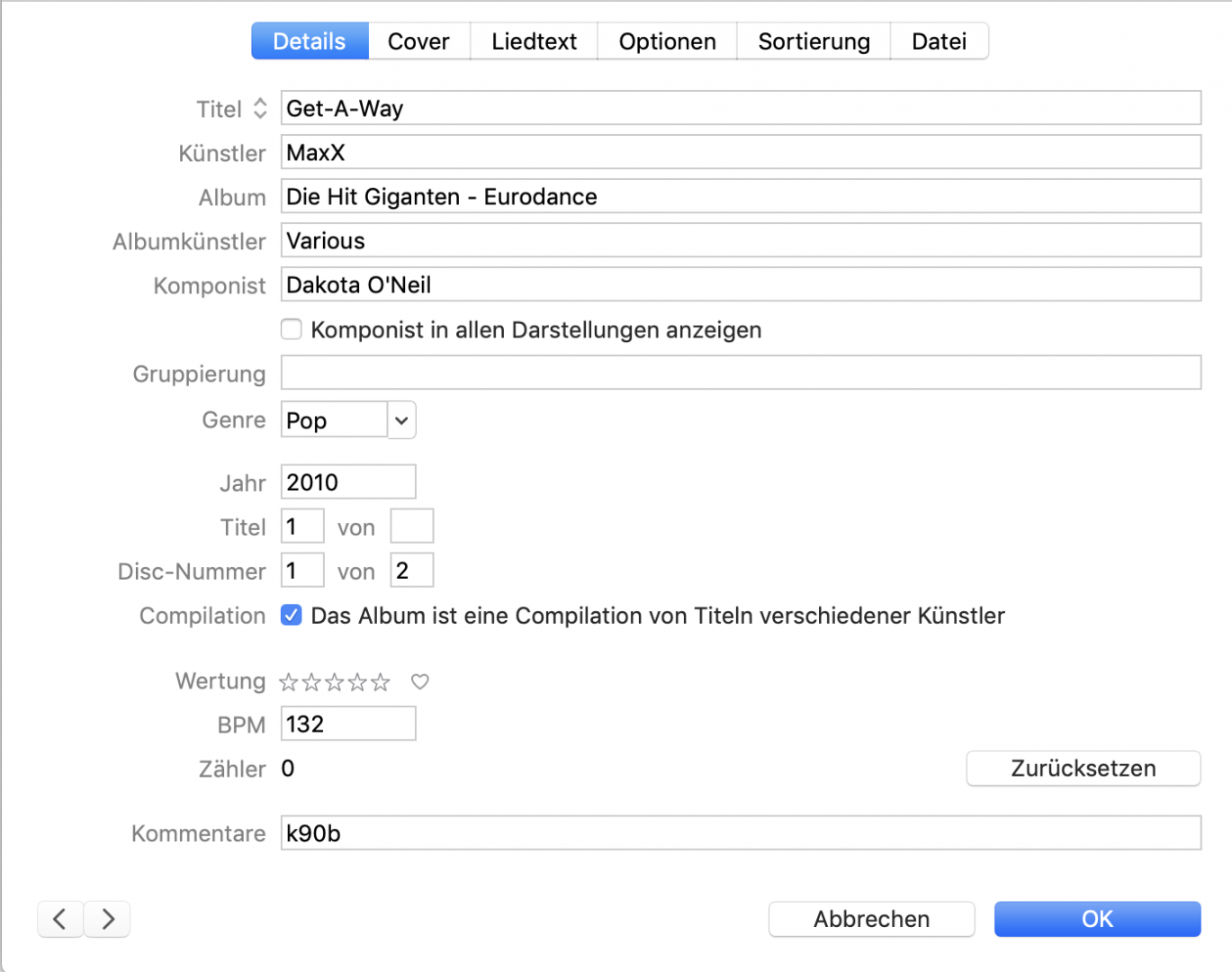 Itunes already analyzed bpm not showing up song