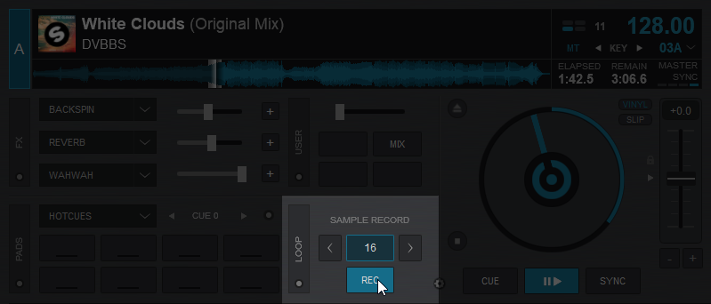how to record a sample in virtual dj