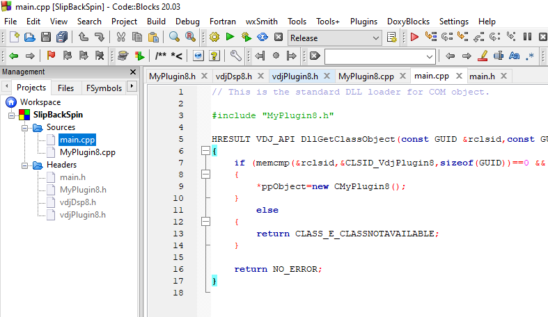 VirtualDJ - Compile Exemples Audio Effect (Plugins SDKv8) with Code ...