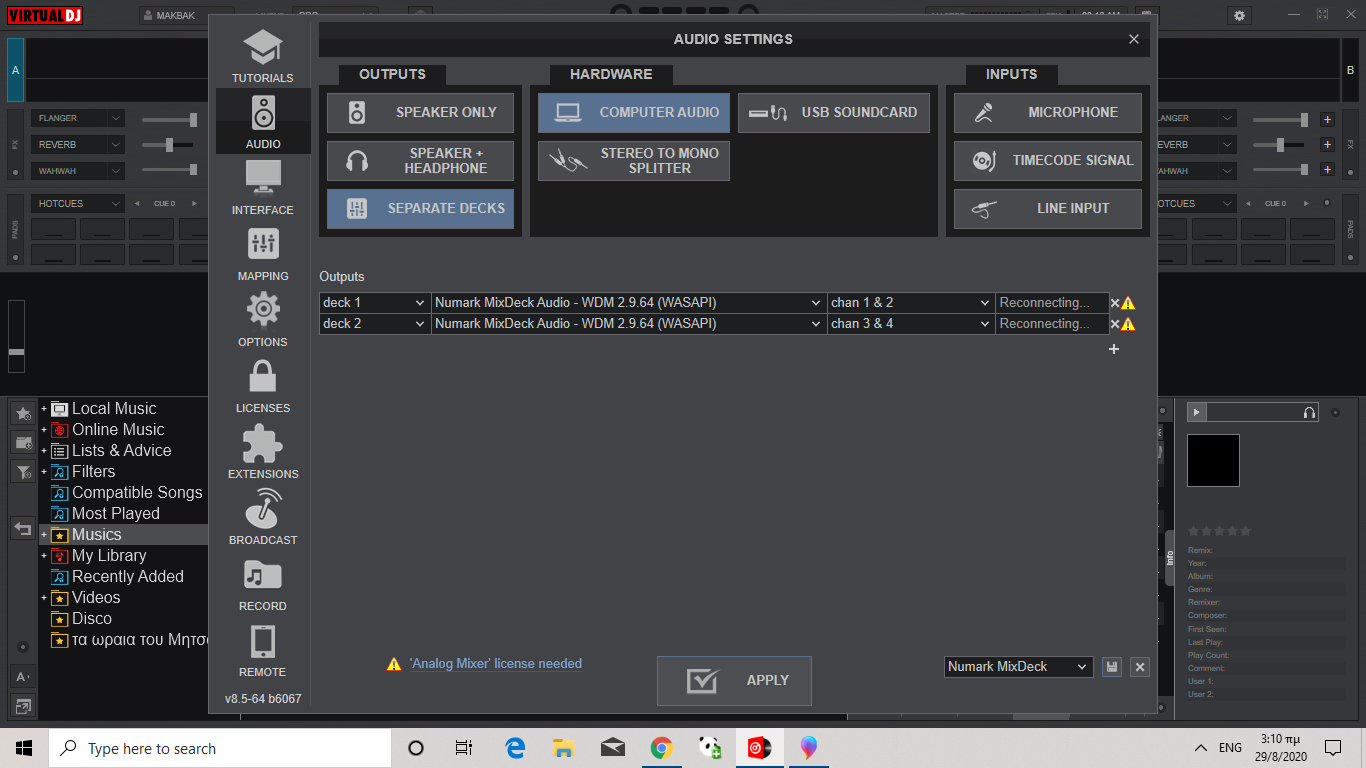 numark usb audio driver error 0x0005 numark usb audio driver error 0x0005