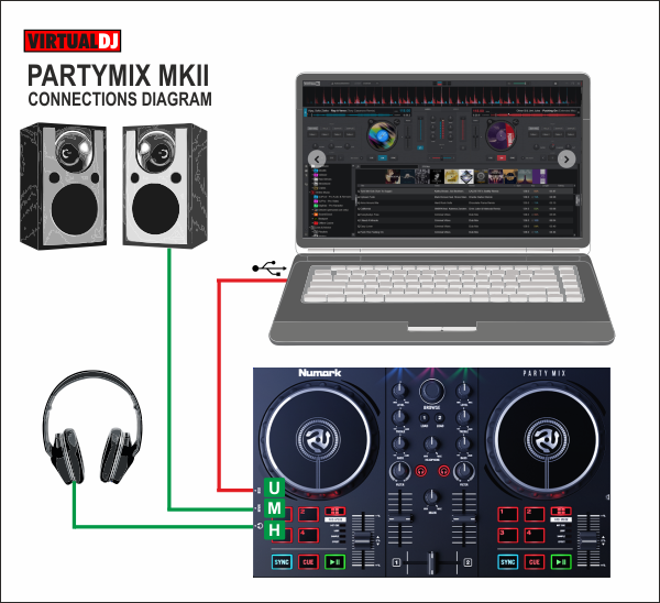 VirtualDJ - Hardware Manuals - Numark - PartyMix MKII - Setup