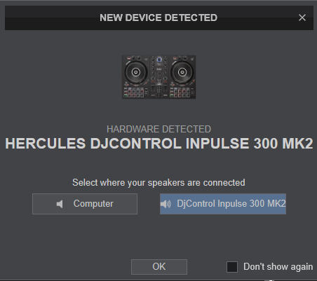 VirtualDJ - Hardware Manuals - Hercules - Inpulse 300 MK2 - Setup