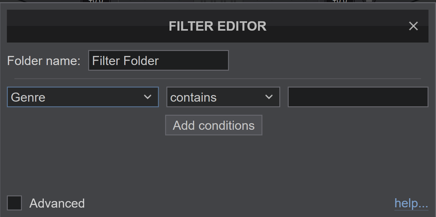 VirtualDJ - Creating Filter Folders